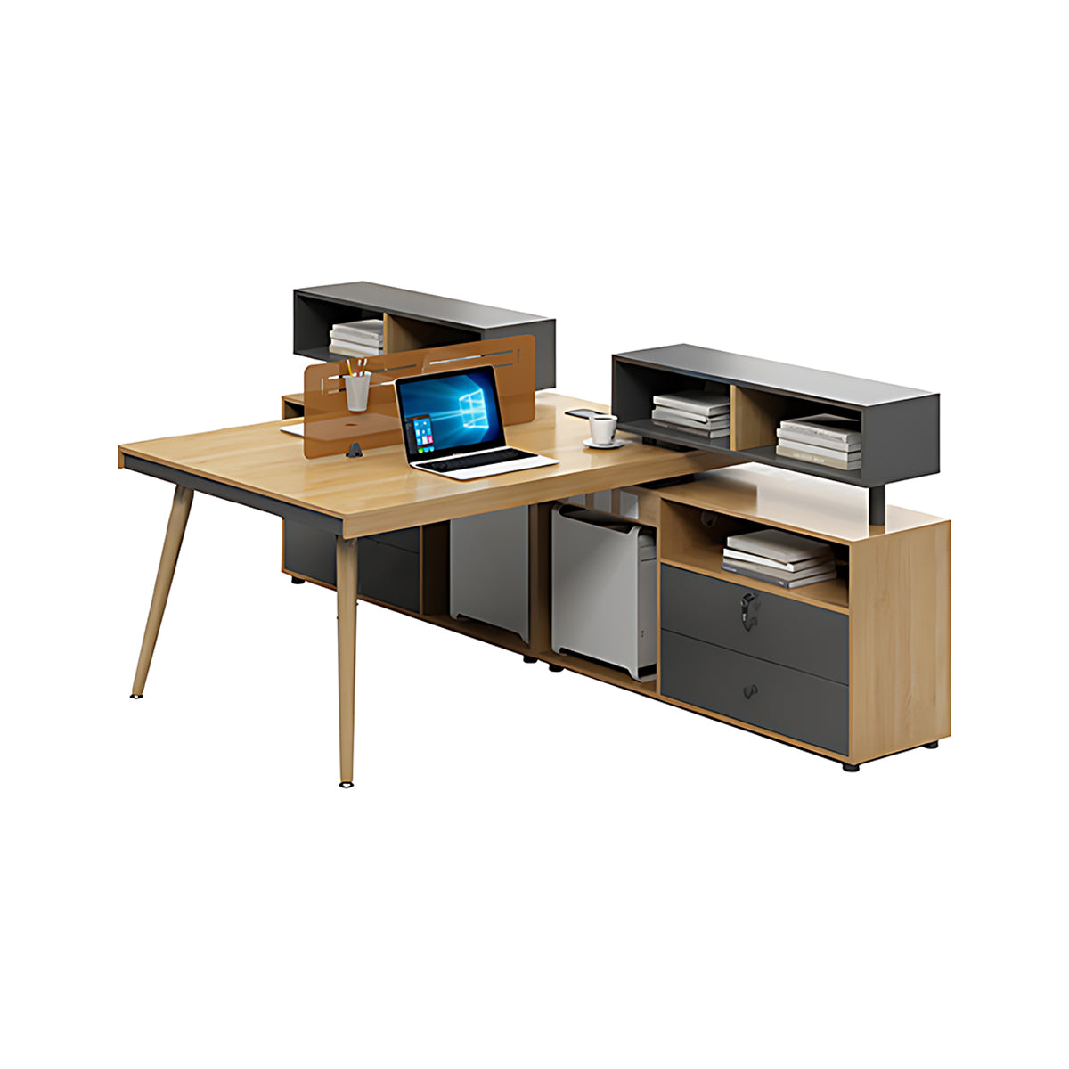 Office Desk Staff Workstation Professional Office Space Desk