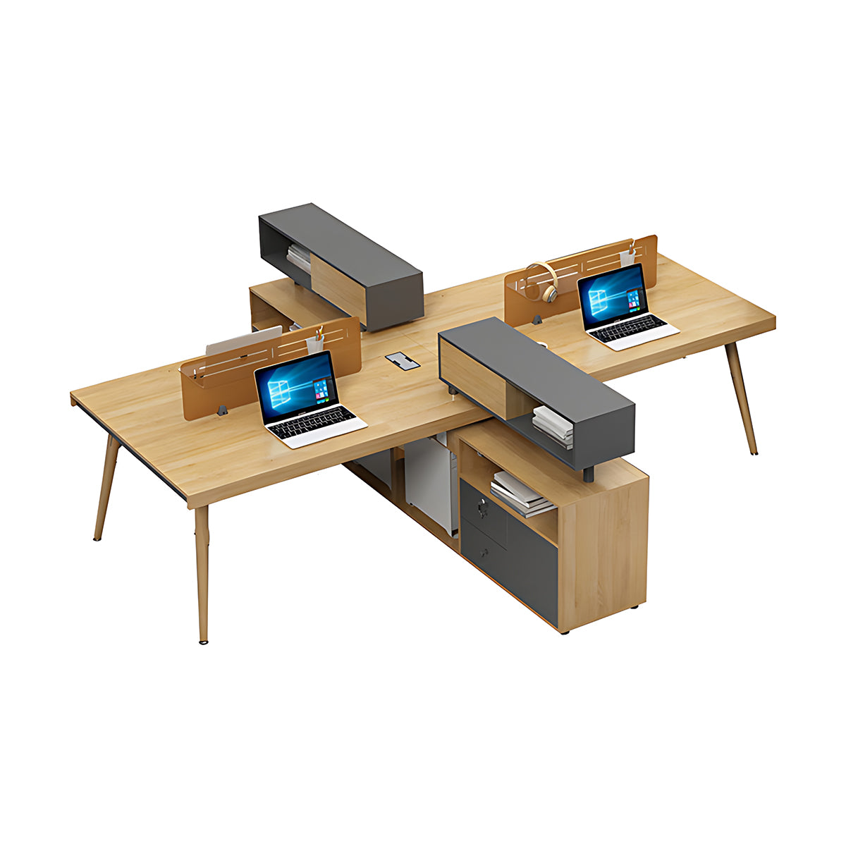 Office Desk Staff Workstation Professional Office Space Desk