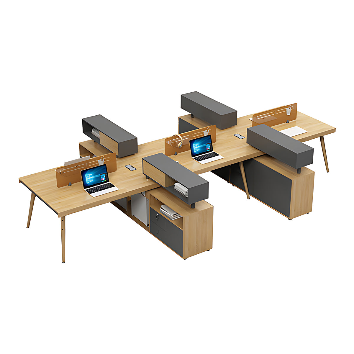 Office Desk Staff Workstation Professional Office Space Desk