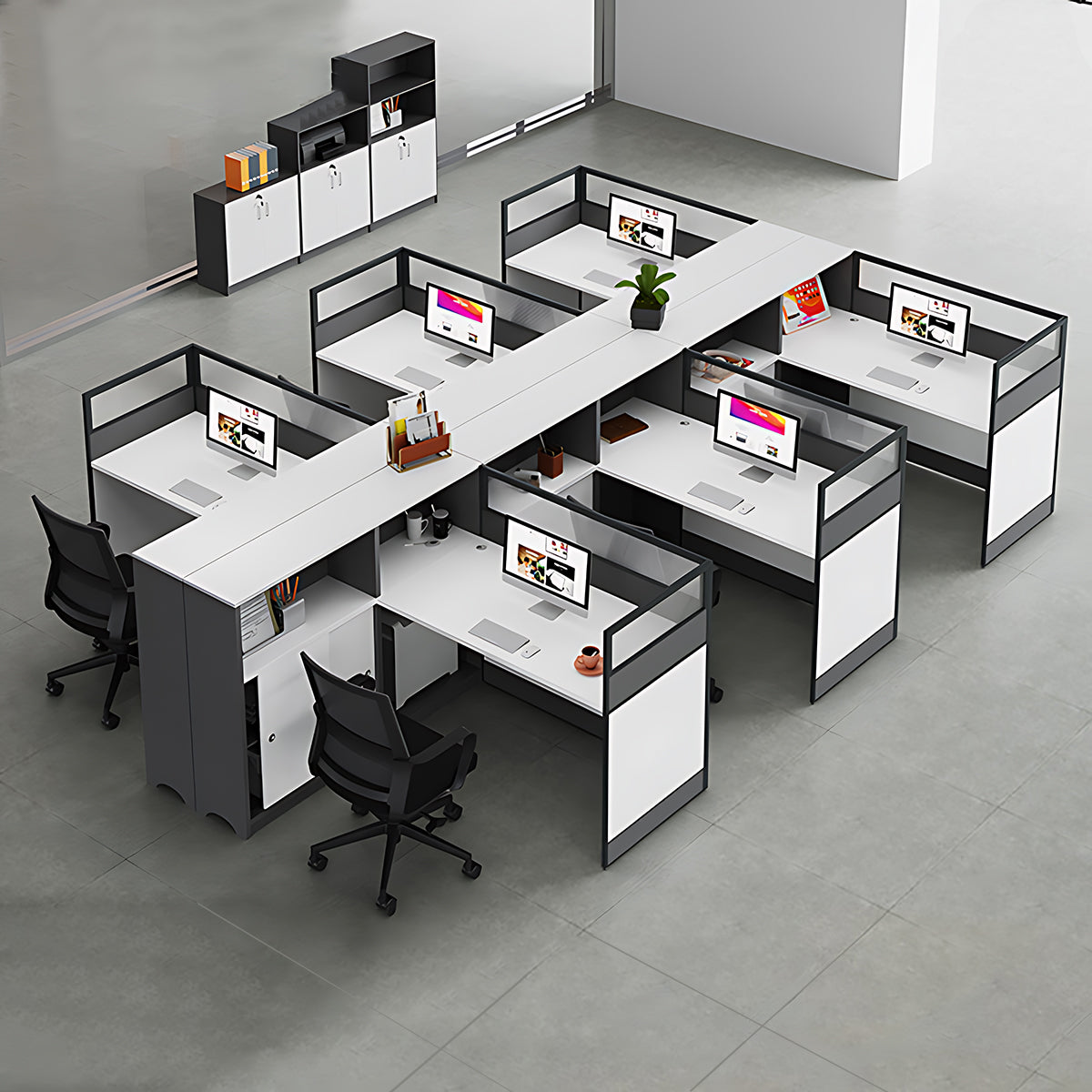 Elegant and Modern Office Desk for Professional Workspace