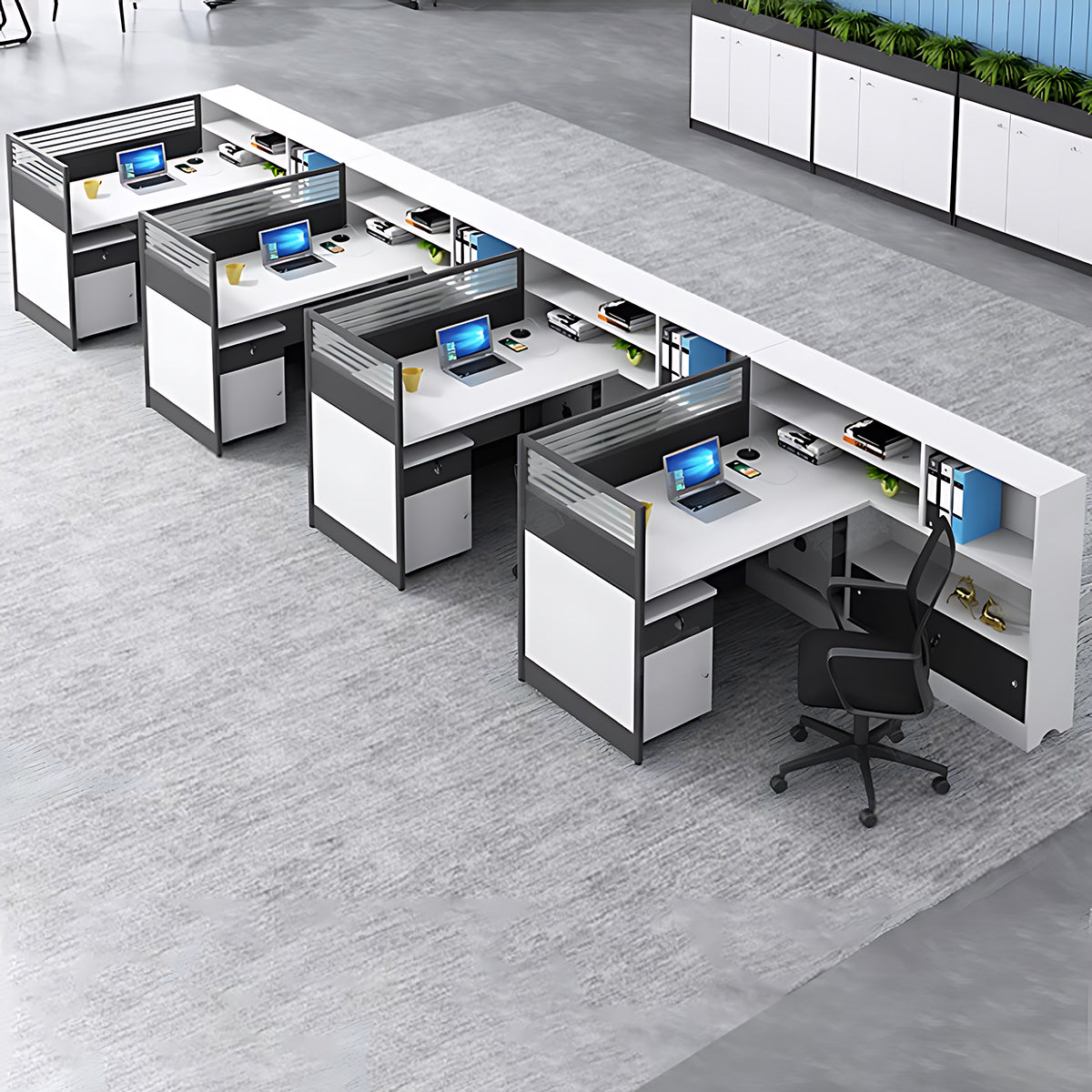 Elegant and Modern Office Desk for Professional Workspace