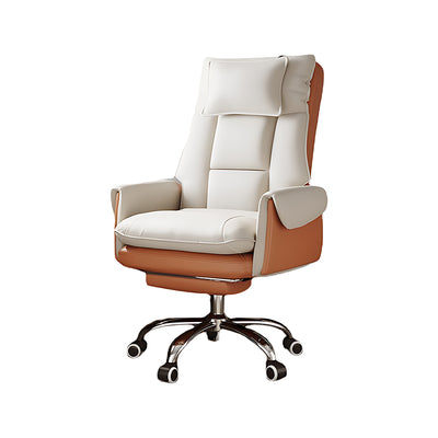 Reclining Executive Chair with Pillow and Double Foam Cushions