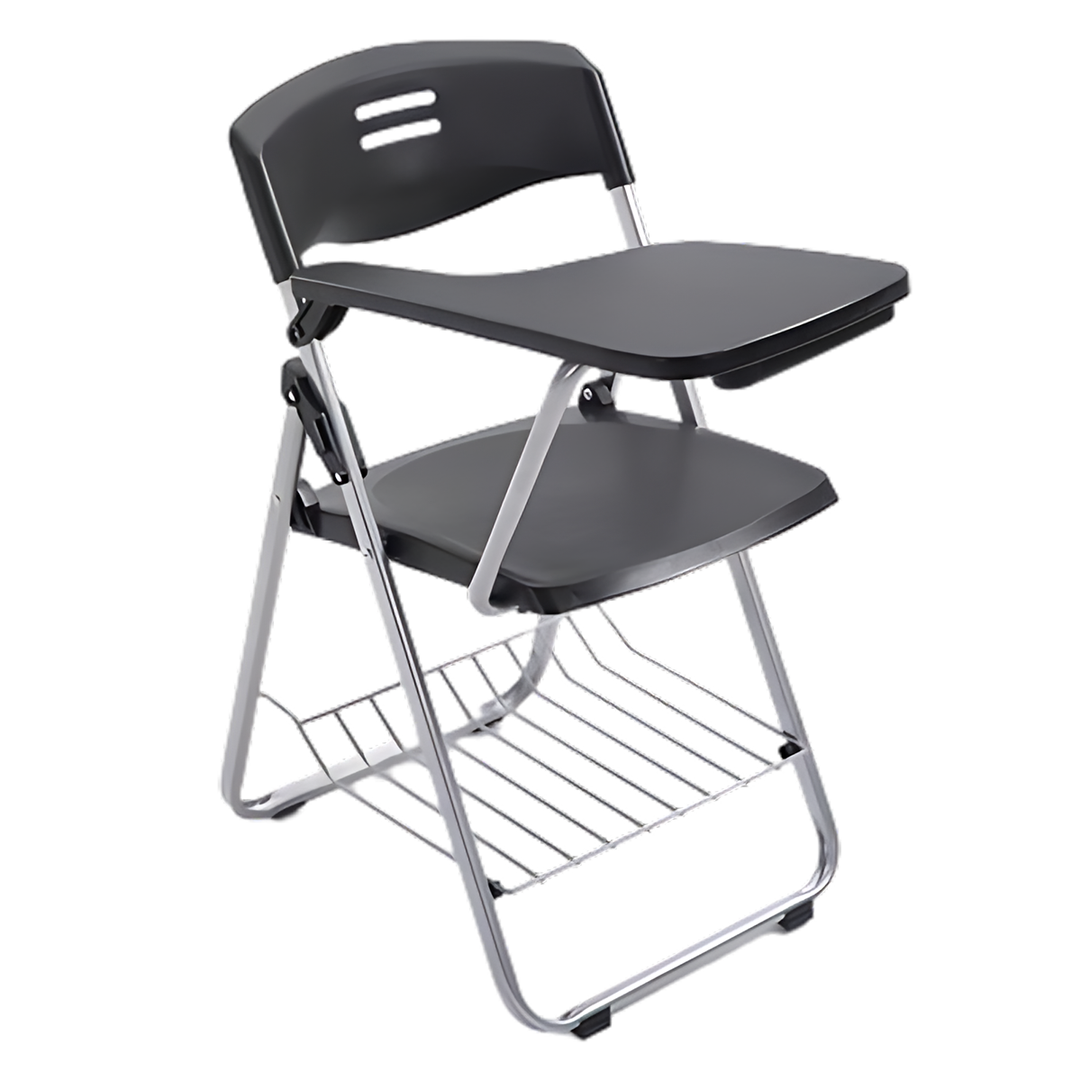 Folding Training Chair with Writing Board and Book Pocket