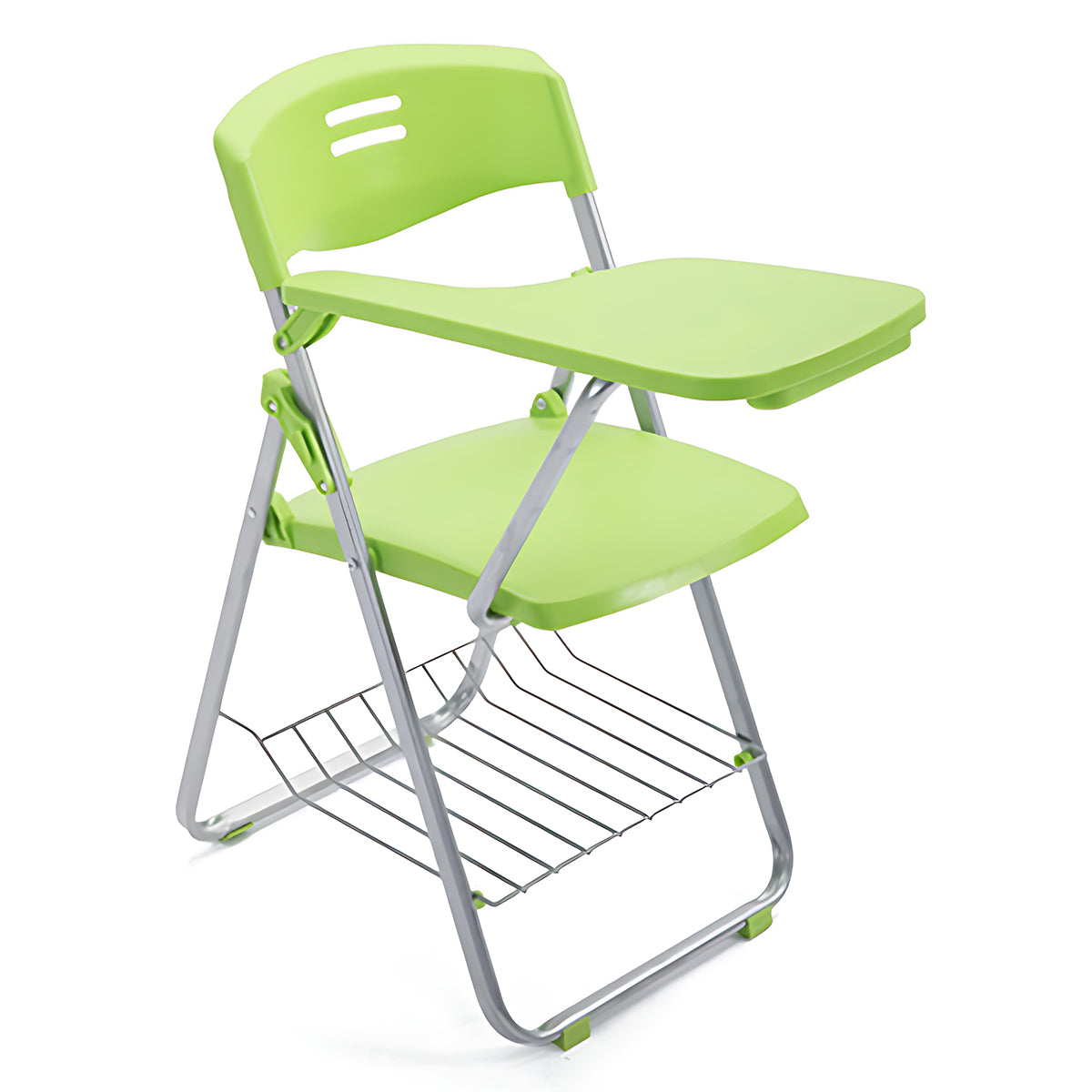 Folding Training Chair with Writing Board and Book Pocket