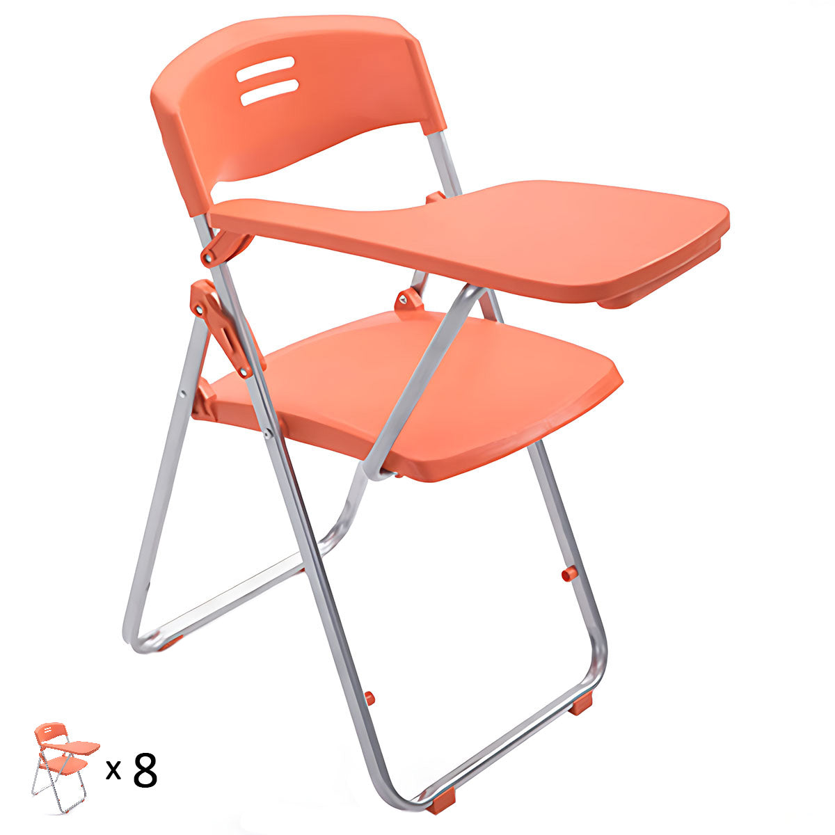 Folding Training Chair with Writing Board and Book Pocket