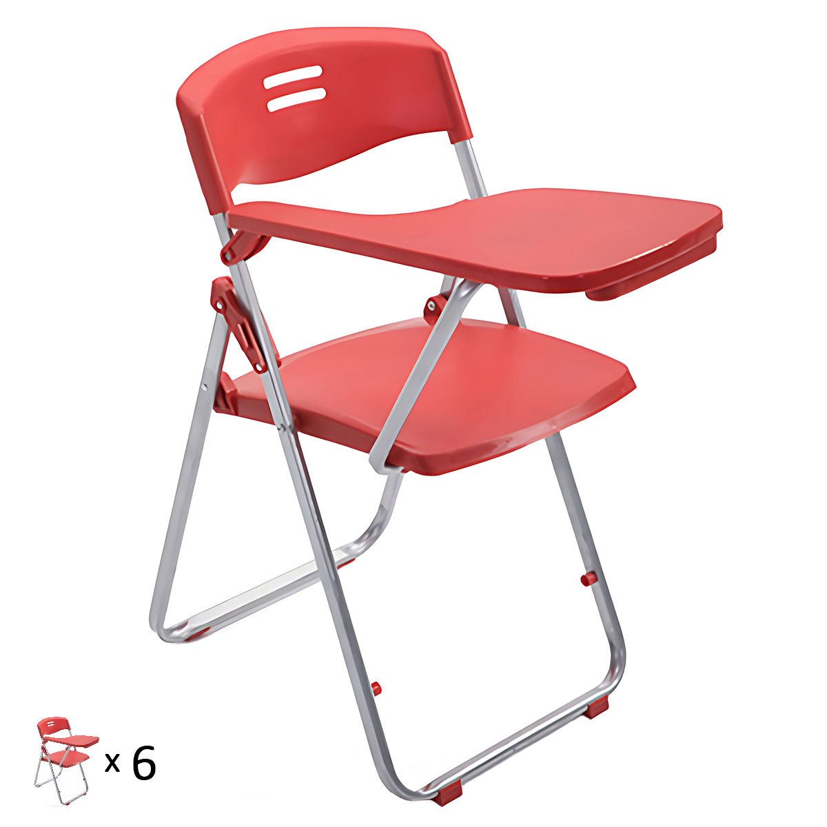 Folding Training Chair with Writing Board and Book Pocket