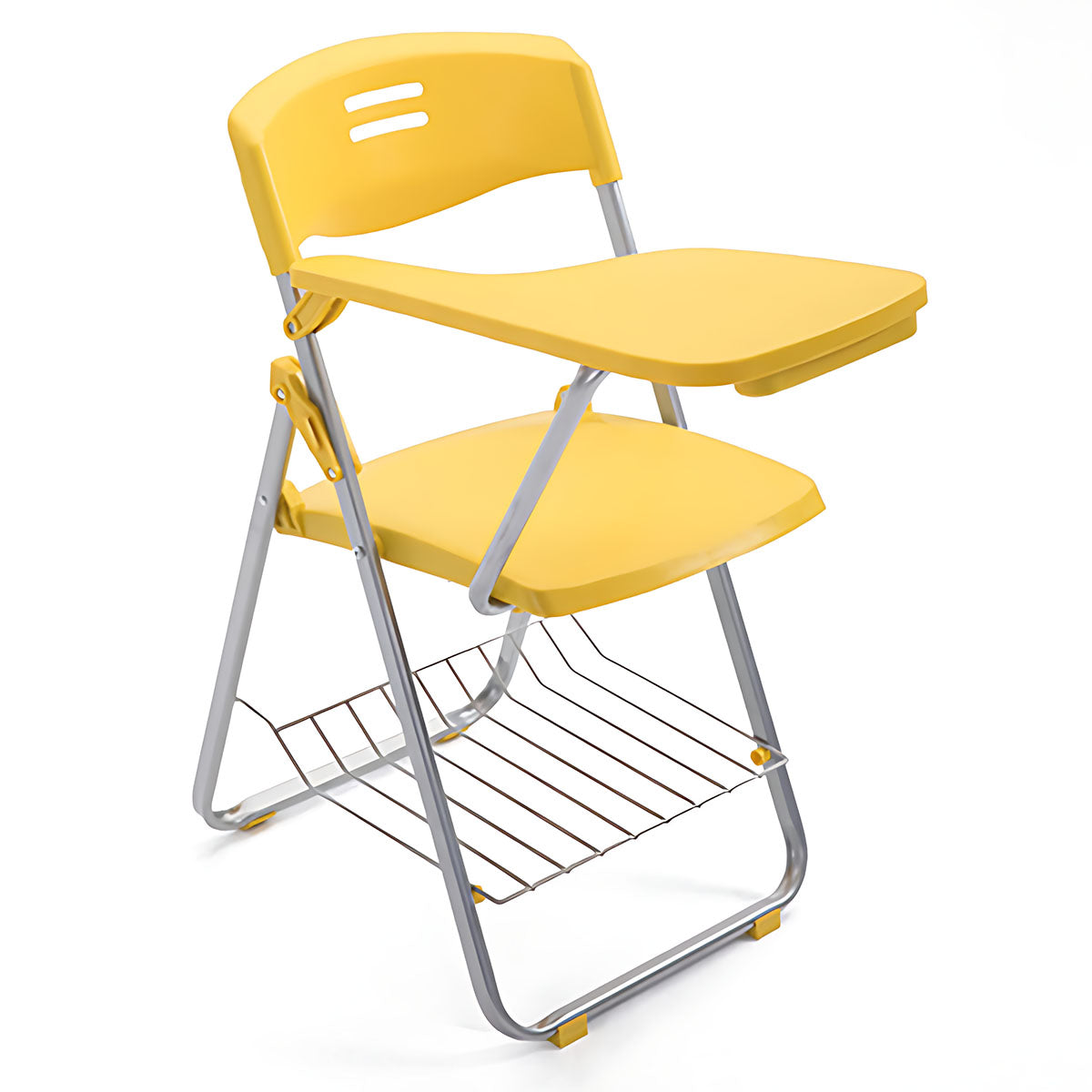 Folding Training Chair with Writing Board and Book Pocket