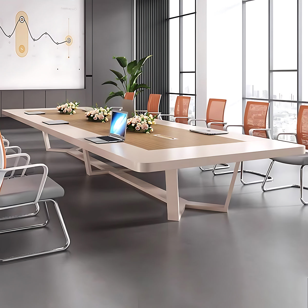 Contemporary Minimalist Office Conference Table