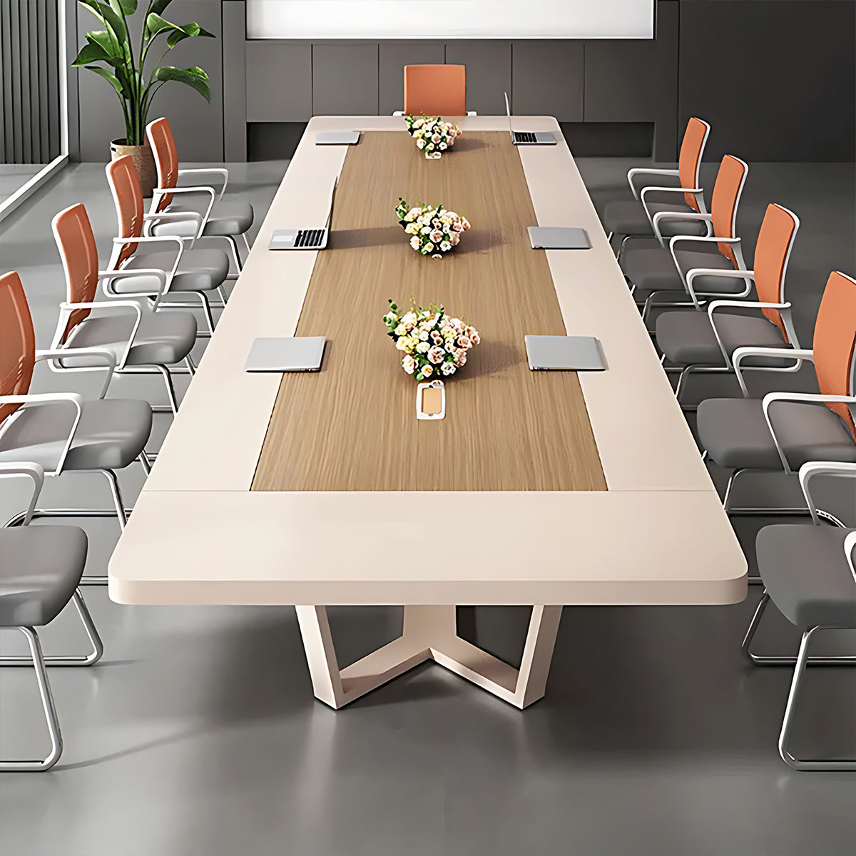 Contemporary Minimalist Office Conference Table