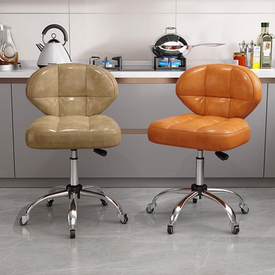 Lift and Swivel Barstool Office Chair with Foam Cushion