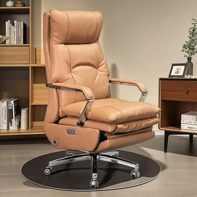 Reclining Rotatable Comfortable Leather Executive Chair