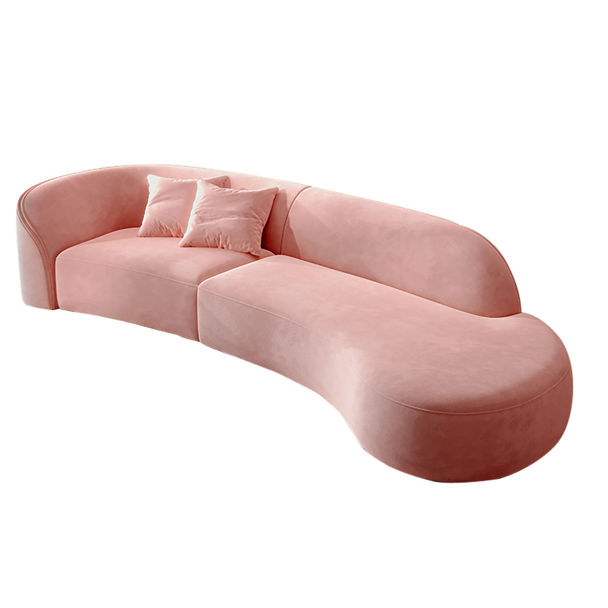 Timeless Curved Comfy Sofa