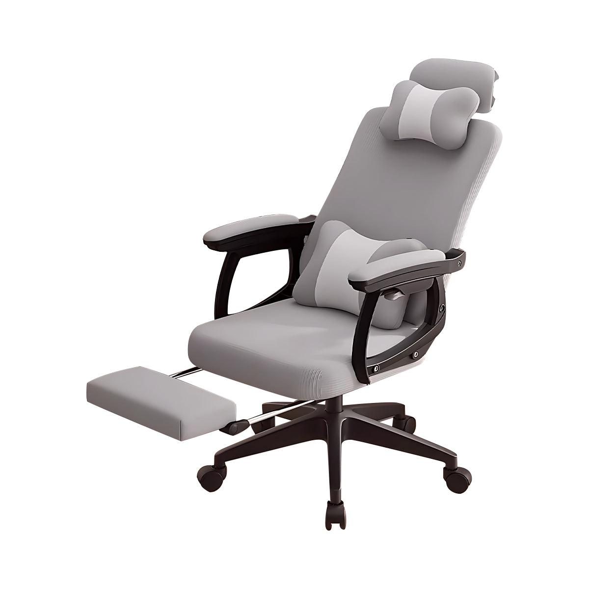 Minimalist Ergonomic Office Chair with Recline Function and Adjustable Headrest