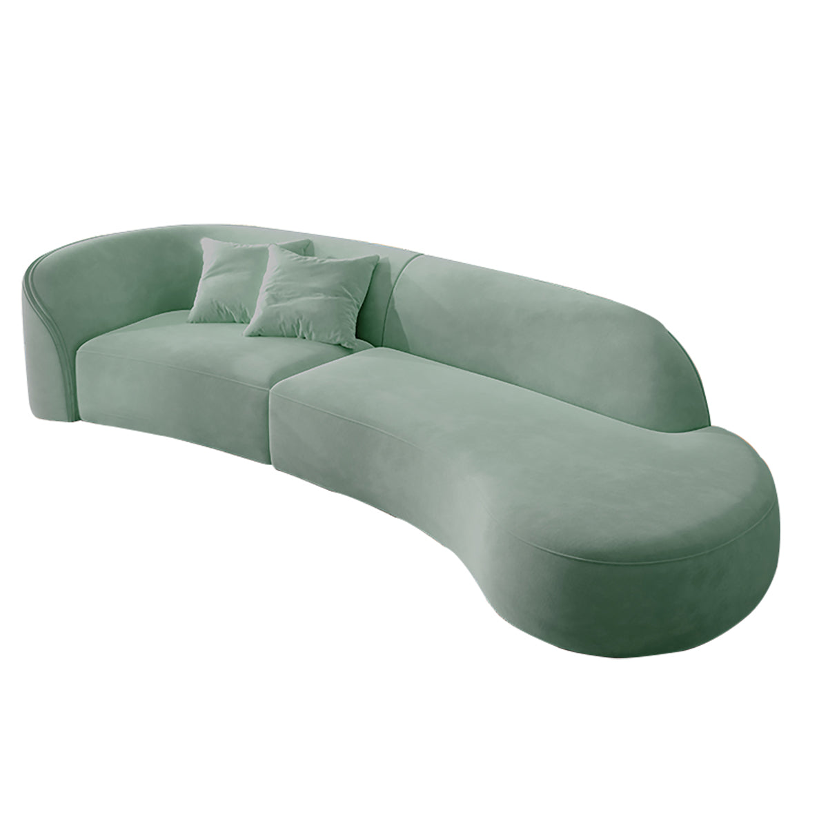 Timeless Curved Comfy Sofa
