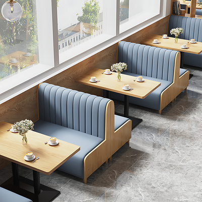 Stylish Wall-Mounted Booth Seating Set For Restaurants And Cafes JDZH-2076