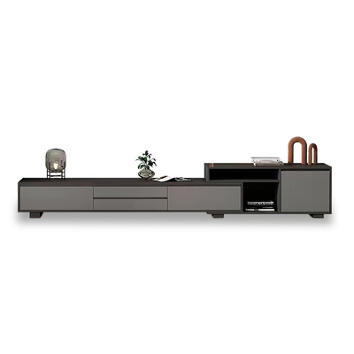 High-Quality Gray TV Stand in Scandinavian Style