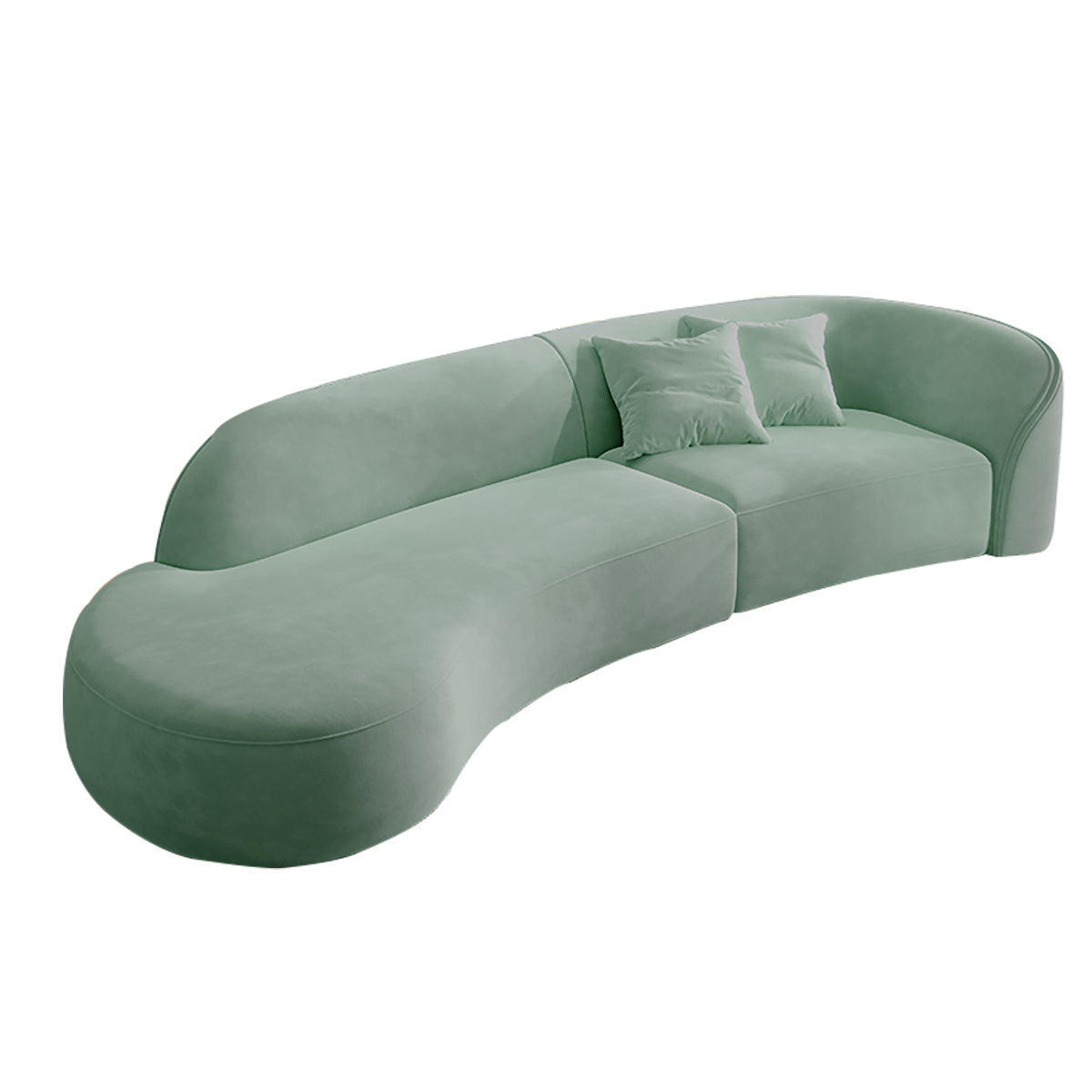 Timeless Curved Comfy Sofa