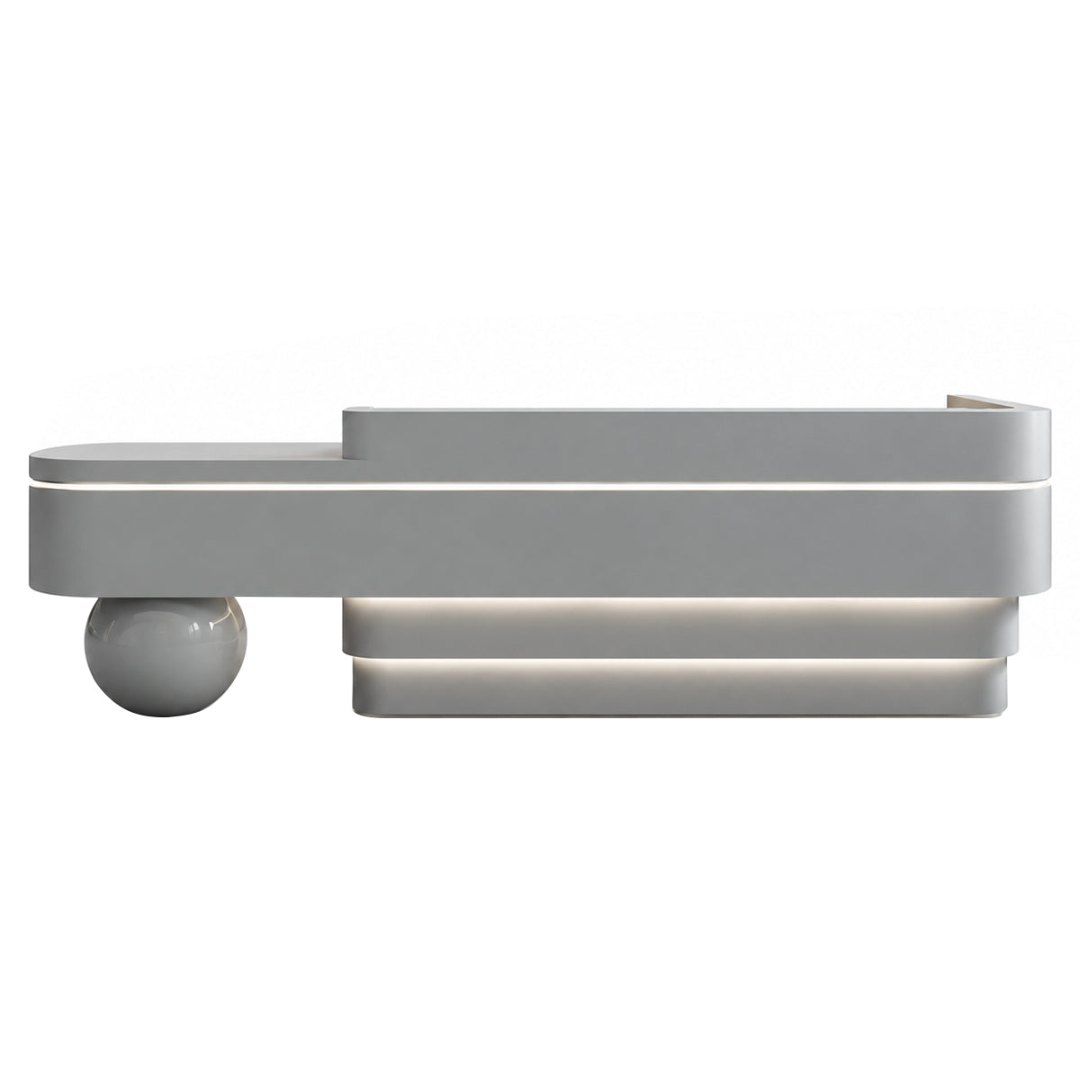 Reception Desk / Color: Gray
