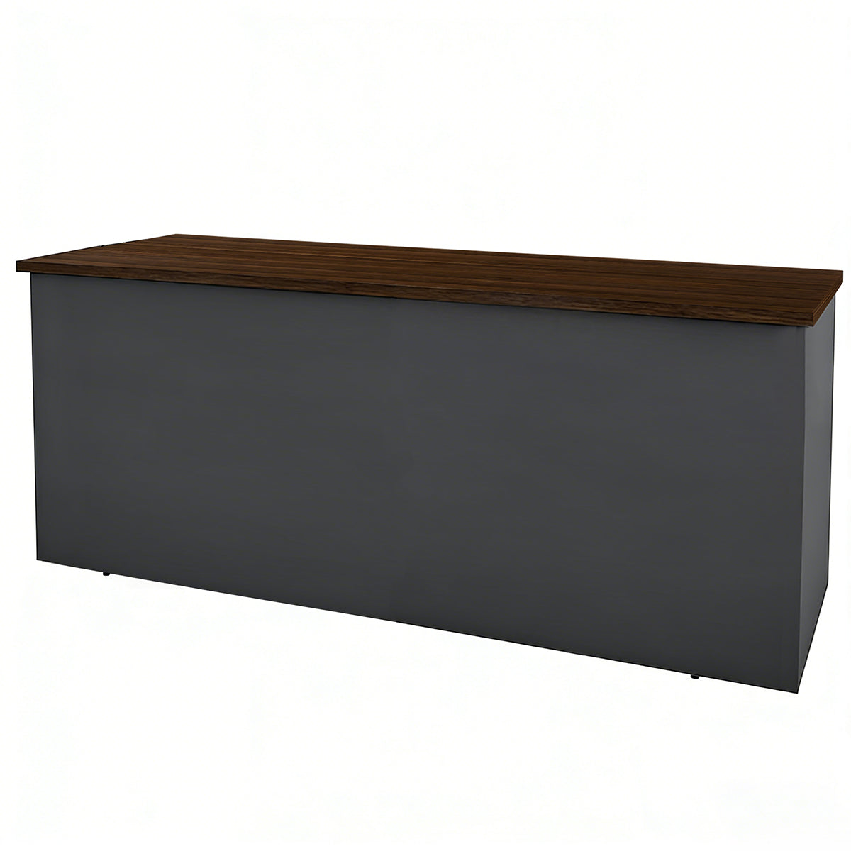 Modern Reception Desk with Two-tone Design