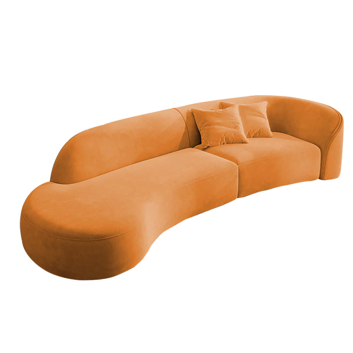 Timeless Curved Comfy Sofa
