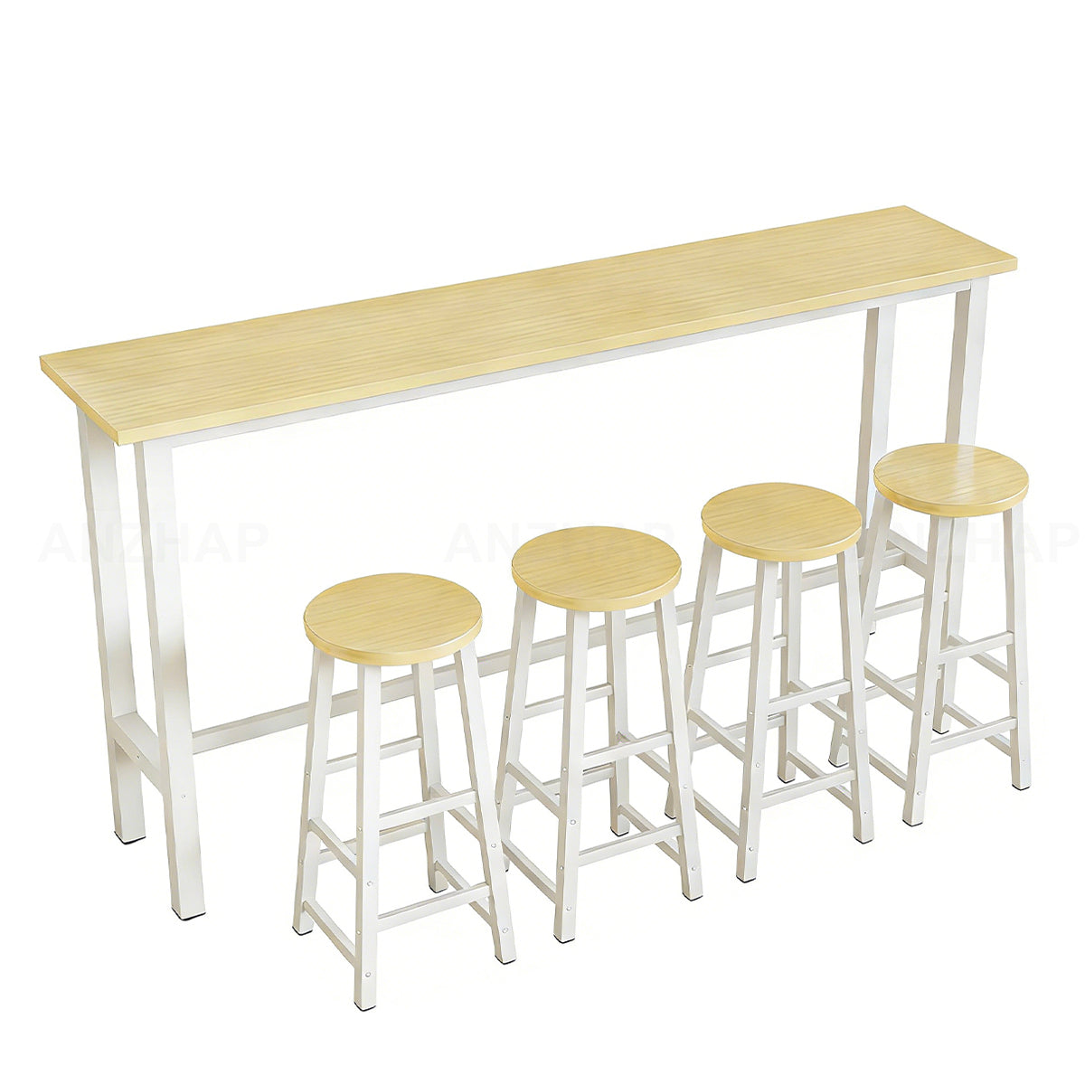 Solid Wood Narrow Rectangular Bar Table (Stock Items)