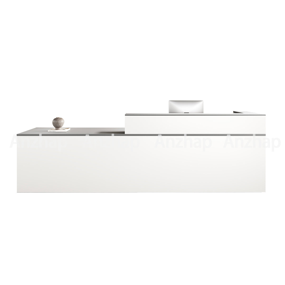 Modern reception desk with Keyboard Tray and Drawer（Stock Items）