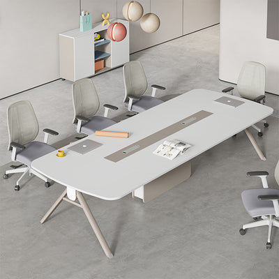 Morden Simple White Conference Table