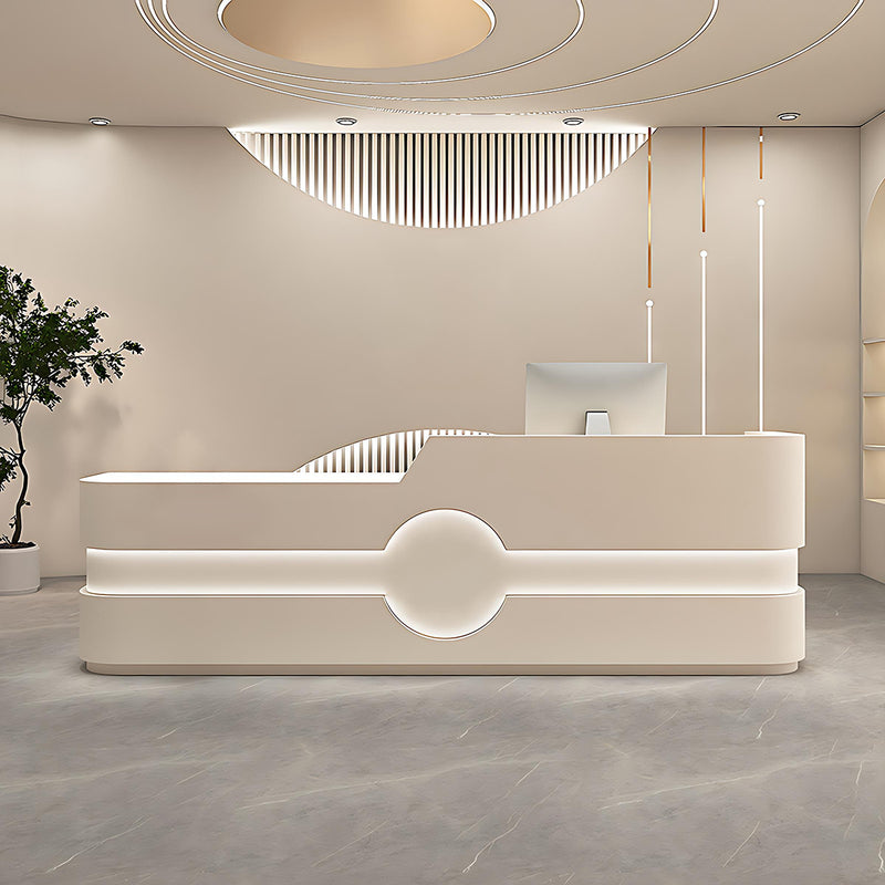 Simple Modern Creative Company Reception Desk