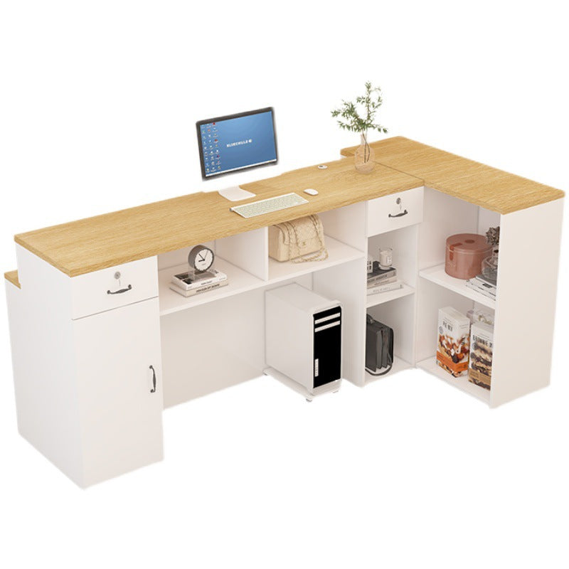 L-shaped corner checkout counter - Anzhap