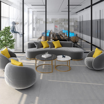 Office lounge area reception fabric sofa - Anzhap