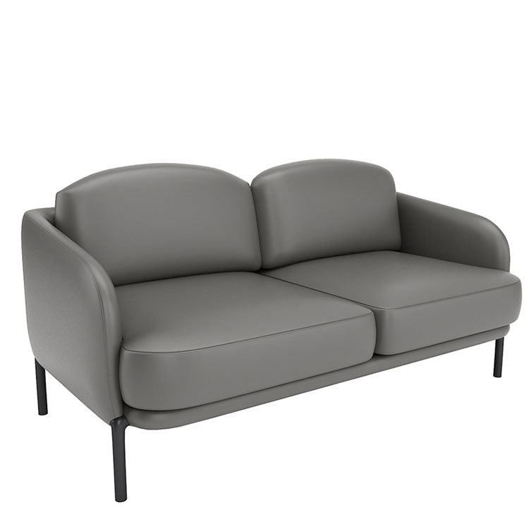 Leisure Coffee Shop Sofa, Booth Seating for Two, in Gray Color