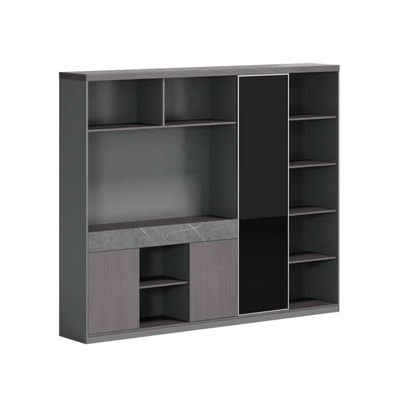 Dark Gray Luxury Modern Executive Desk