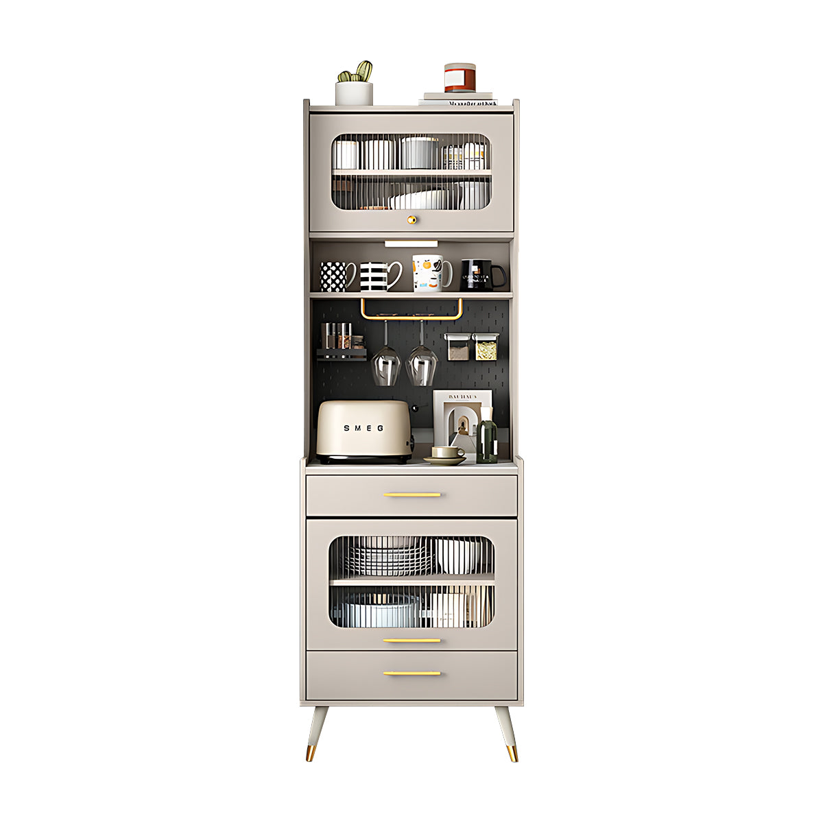 Modern Minimalist Multi-Functional Kitchen Cabinet