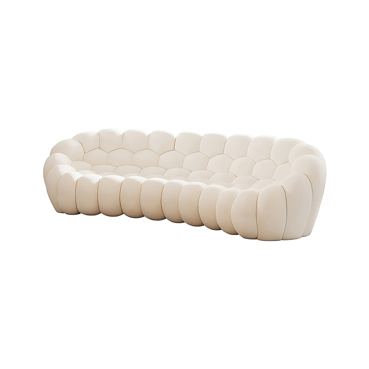 Minimalist Bubble-Shaped Sofa with Comfortable Backrest