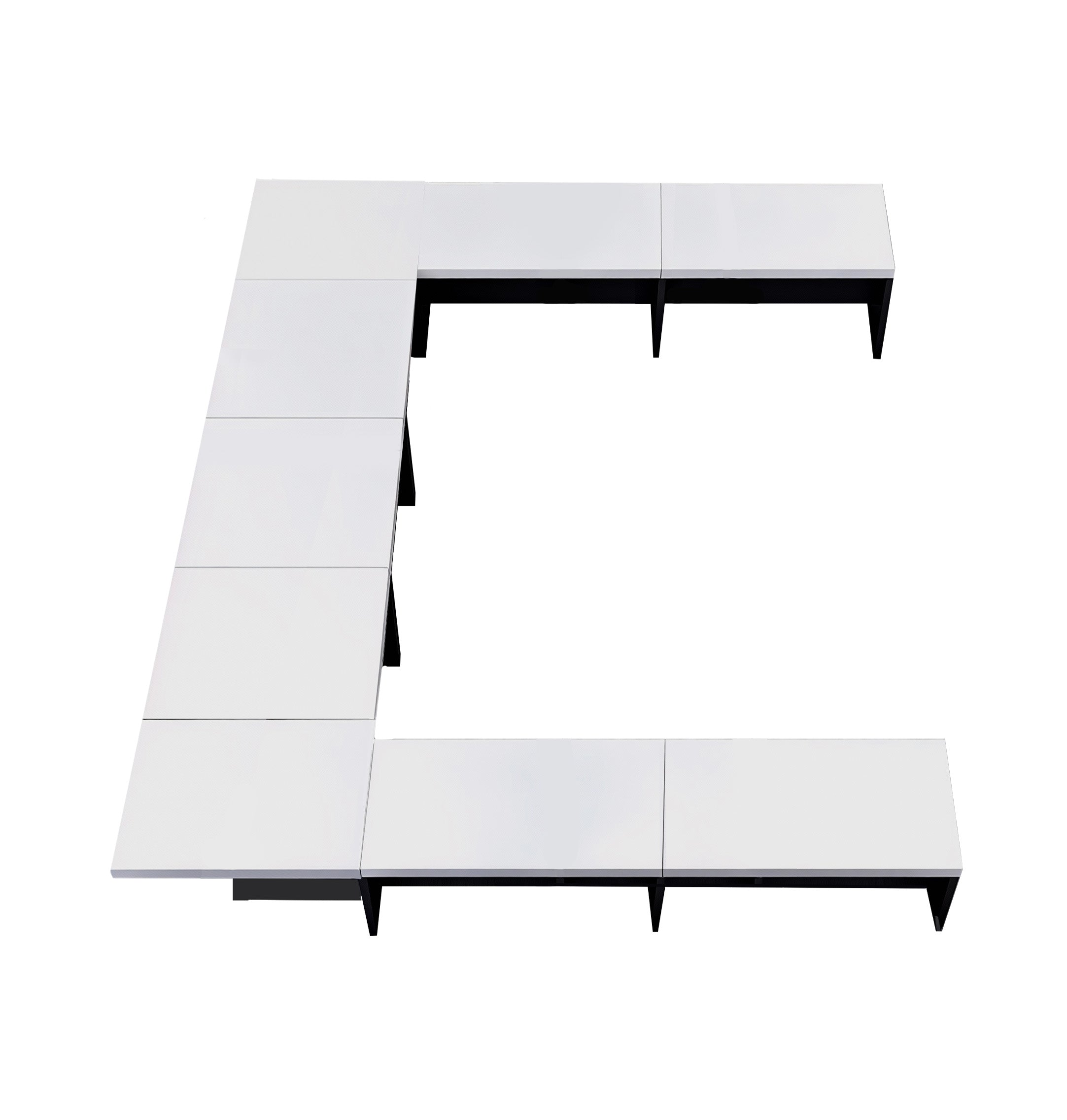 Innovative U-Shaped Conference Table Training Table