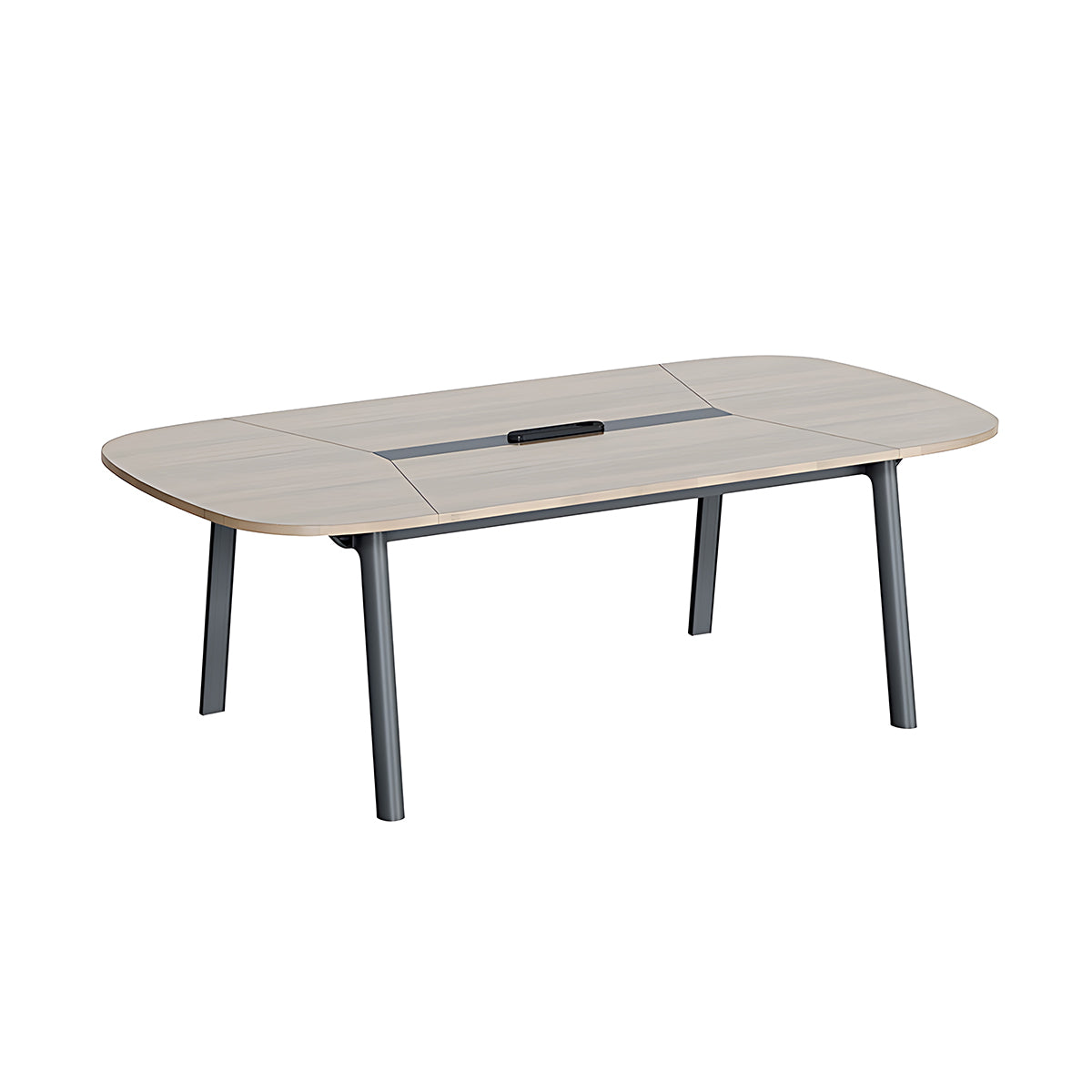 Minimalist Stylish Rectangular Conference Table with Sturdy Leg Design