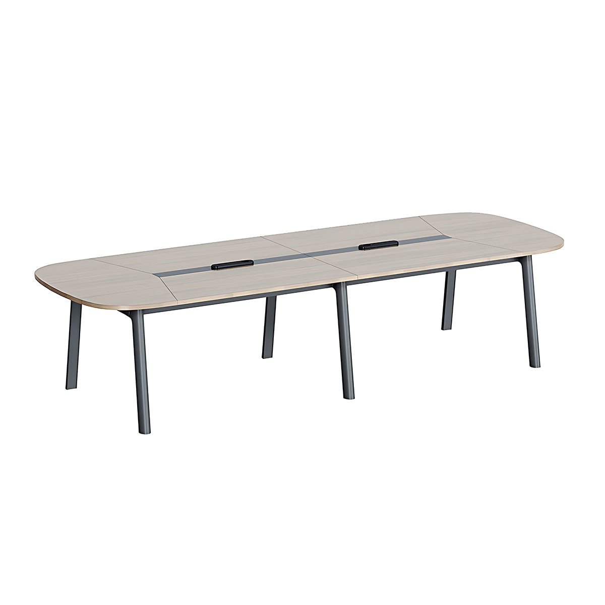 Minimalist Stylish Rectangular Conference Table with Sturdy Leg Design