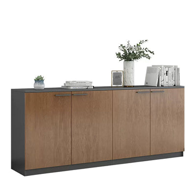 Wooden file cabinet with lock - Anzhap