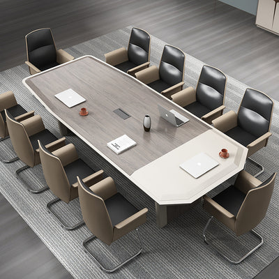 Light Luxury Large Lacquered Conference Table Long Table