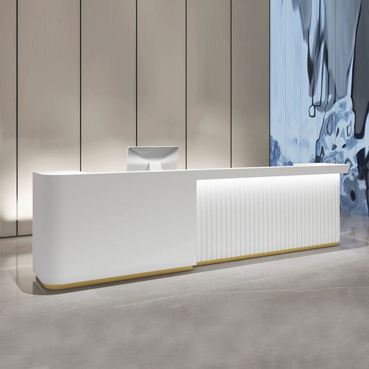 Modern Simple Lacquered Reception Desk