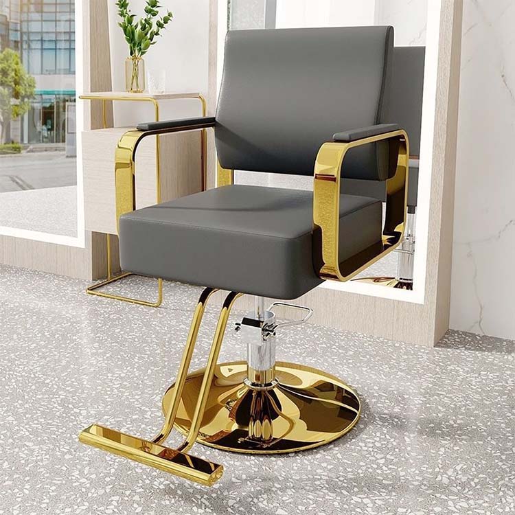 Hair salon stainless steel haircutting chair - Anzhap