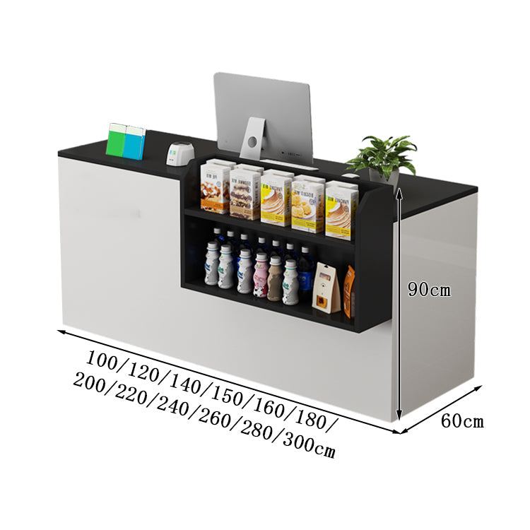 Compact and Simple Counter Cashier Front Desk Reception Desk – Anzhap