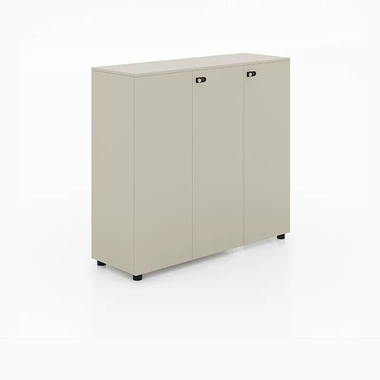 Wooden partitioned file cabinet with combination lock - Anzhap