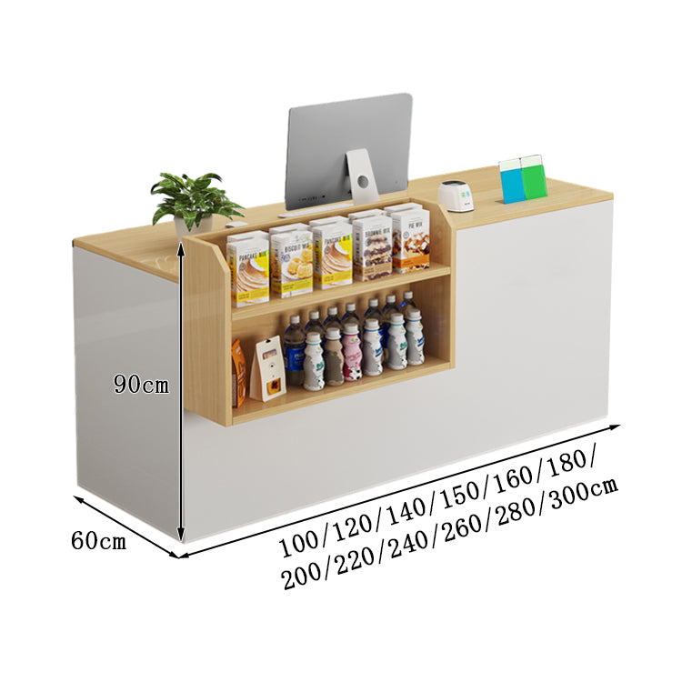 Compact Cash Desk Compact and Simple Counter Cashier Front Desk Reception Desk – Anzhap