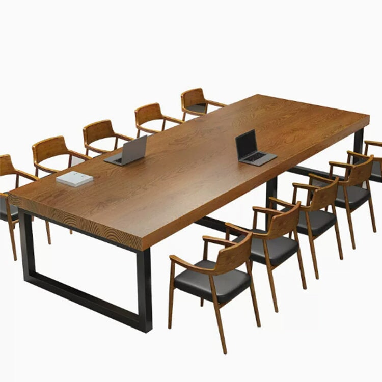 Modern Minimalist Solid Wood Conference Table