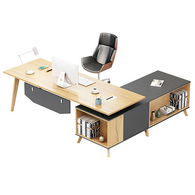 Stylish Solid Wood Executive Desk