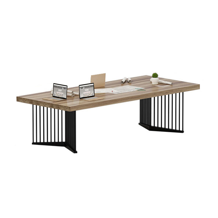Minimalist Solid Wood Rectangular Conference Table Training Table