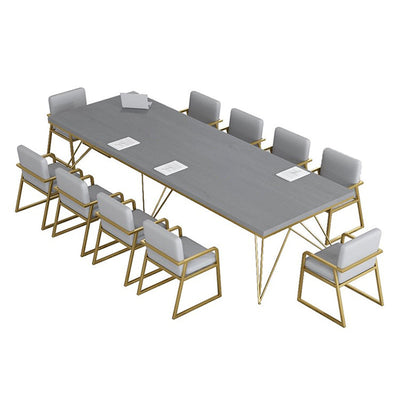 Nordic-Style Solid Wood Small Conference Table