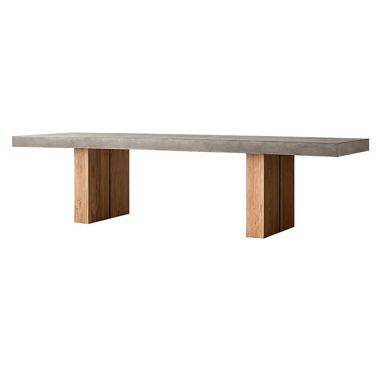 Long Office Desk Minimalist Solid Wood Conference Table