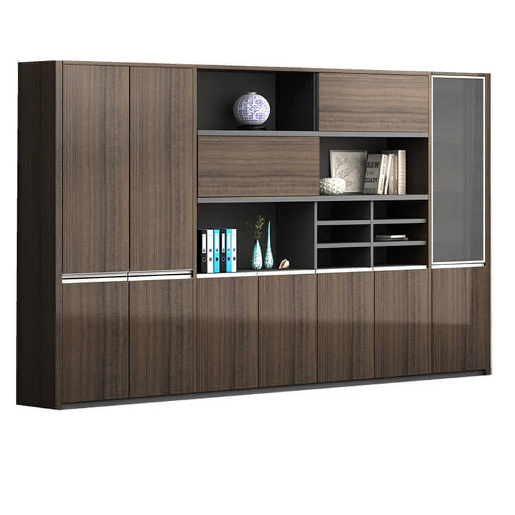 Office wooden background cabinet - Anzhap